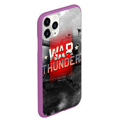Чехол iPhone 11 Pro матовый WAR THUNDER ВАР ТАНДЕР, цвет: 3D-фиолетовый — фото 2