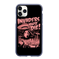 Чехол iPhone 11 Pro матовый Invaders must die