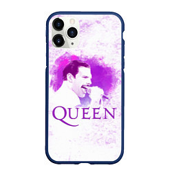 Чехол iPhone 11 Pro матовый Freddie Mercury Queen Z, цвет: 3D-тёмно-синий