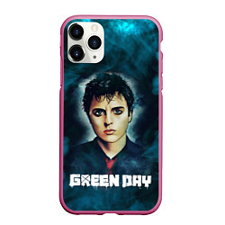 Чехол iPhone 11 Pro матовый Billie GreenDay ГринДай Z, цвет: 3D-малиновый