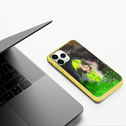 Чехол iPhone 11 Pro матовый BILLIE EILISH БИЛЛИ АЙЛИШ Z, цвет: 3D-желтый — фото 2