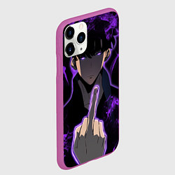 Чехол iPhone 11 Pro матовый Сон Джин-Ву: Отвали!, цвет: 3D-фиолетовый — фото 2