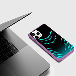 Чехол iPhone 11 Pro матовый DEAD SPACE АЙЗЕК КЛАРК, цвет: 3D-фиолетовый — фото 2