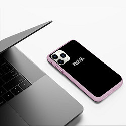 Чехол iPhone 11 Pro матовый Рыбак, цвет: 3D-розовый — фото 2