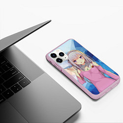 Чехол iPhone 11 Pro матовый Emilia&Rem, цвет: 3D-розовый — фото 2