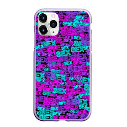 Чехол iPhone 11 Pro матовый Neon SEX, цвет: 3D-светло-сиреневый