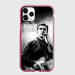 Чехол iPhone 11 Pro матовый Вячеслав Бутусов Наутилус Помпилиус, цвет: 3D-малиновый