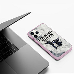 Чехол iPhone 11 Pro матовый COUNTER TERRORIST CS GO Z, цвет: 3D-розовый — фото 2