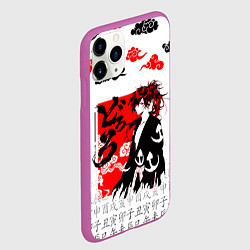 Чехол iPhone 11 Pro матовый ДОРОРО DORORO ХЯККИМАРУ, цвет: 3D-фиолетовый — фото 2