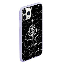 Чехол iPhone 11 Pro матовый Elden Ring - Cracks, цвет: 3D-светло-сиреневый — фото 2