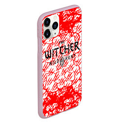 Чехол iPhone 11 Pro матовый The Witcher, цвет: 3D-розовый — фото 2