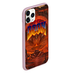 Чехол iPhone 11 Pro матовый DOOM ДУМ Z, цвет: 3D-розовый — фото 2