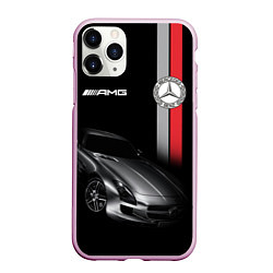 Чехол iPhone 11 Pro матовый MERCEDES BENZ AMG