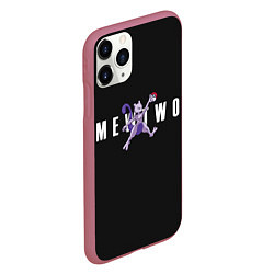 Чехол iPhone 11 Pro матовый Mewtwo x nba, цвет: 3D-малиновый — фото 2