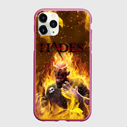 Чехол iPhone 11 Pro матовый Hades Гадес Z, цвет: 3D-малиновый