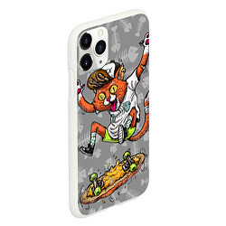 Чехол iPhone 11 Pro матовый SK8CAT, цвет: 3D-белый — фото 2