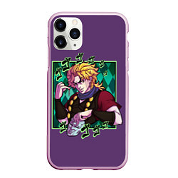 Чехол iPhone 11 Pro матовый Dio Brando JoJo, цвет: 3D-розовый