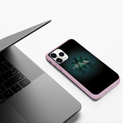 Чехол iPhone 11 Pro матовый Hydra dominatus, цвет: 3D-розовый — фото 2