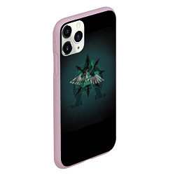 Чехол iPhone 11 Pro матовый Hydra dominatus, цвет: 3D-розовый — фото 2