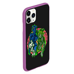 Чехол iPhone 11 Pro матовый Stone Ocean JoJo, цвет: 3D-фиолетовый — фото 2