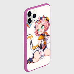 Чехол iPhone 11 Pro матовый Diona Katzlein Cocktail, цвет: 3D-фиолетовый — фото 2