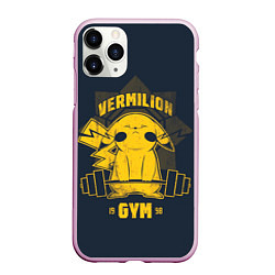 Чехол iPhone 11 Pro матовый Vermilion gym, цвет: 3D-розовый