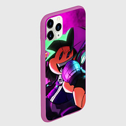 Чехол iPhone 11 Pro матовый Бойфренд Boyfriend FNF, цвет: 3D-фиолетовый — фото 2