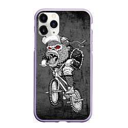 Чехол iPhone 11 Pro матовый Junk Ride, цвет: 3D-светло-сиреневый