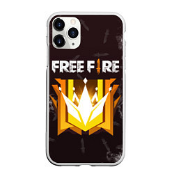 Чехол iPhone 11 Pro матовый Free Fire Фри фаер, цвет: 3D-белый