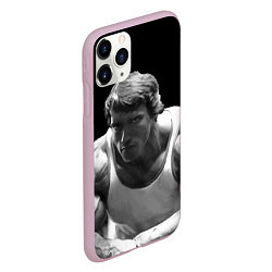 Чехол iPhone 11 Pro матовый Злой Арнольд, цвет: 3D-розовый — фото 2