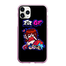 Чехол iPhone 11 Pro матовый Boyfriend and Girlfriend - FNF