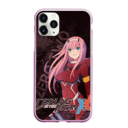 Чехол iPhone 11 Pro матовый Zero Two Любимый во Франксе, цвет: 3D-розовый