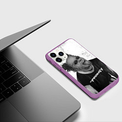 Чехол iPhone 11 Pro матовый THE PRODIGY ПРОДИДЖИ Z, цвет: 3D-фиолетовый — фото 2