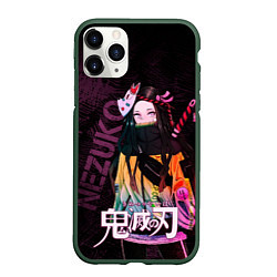 Чехол iPhone 11 Pro матовый Незуко Камадо Kimetsu no aiba