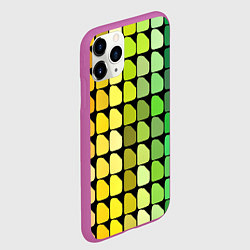 Чехол iPhone 11 Pro матовый Палитра, цвет: 3D-фиолетовый — фото 2