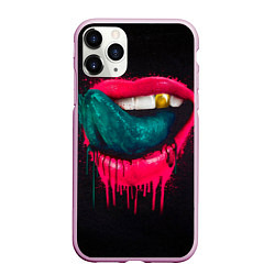Чехол iPhone 11 Pro матовый Ядовитый поцелуй