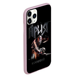 Чехол iPhone 11 Pro матовый Ария - КОЛИЗЕЙ, цвет: 3D-розовый — фото 2
