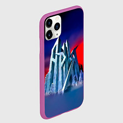 Чехол iPhone 11 Pro матовый Ария - Мания величия, цвет: 3D-фиолетовый — фото 2