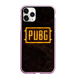 Чехол iPhone 11 Pro матовый PUBG ПАБГ NEON, цвет: 3D-розовый