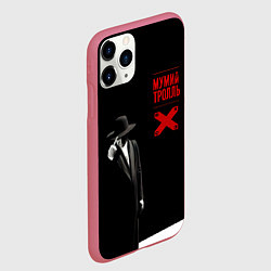 Чехол iPhone 11 Pro матовый Мумий Тролль ВОСТОК X CЕВЕРОЗАПАД, цвет: 3D-малиновый — фото 2