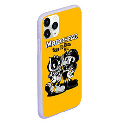 Чехол iPhone 11 Pro матовый Motorhead x Cuphead, цвет: 3D-светло-сиреневый — фото 2