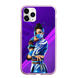 Чехол iPhone 11 Pro матовый Fortnite Blue Jade