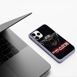 Чехол iPhone 11 Pro матовый MONSTER GEARS OF WAR Z, цвет: 3D-светло-сиреневый — фото 2