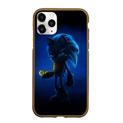 Чехол iPhone 11 Pro матовый SONIC СОНИК Z, цвет: 3D-коричневый