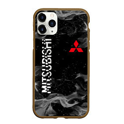 Чехол iPhone 11 Pro матовый MITSUBISHI ОГОНЬ