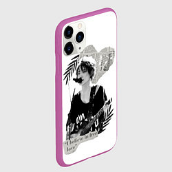 Чехол iPhone 11 Pro матовый Free love, цвет: 3D-фиолетовый — фото 2