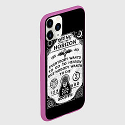 Чехол iPhone 11 Pro матовый Bring Me the Horizon Уиджи, цвет: 3D-фиолетовый — фото 2