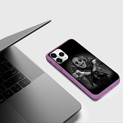 Чехол iPhone 11 Pro матовый OZZY OSBOURNE, цвет: 3D-фиолетовый — фото 2