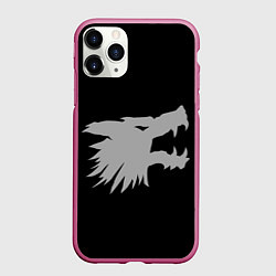 Чехол iPhone 11 Pro матовый Гангрел, цвет: 3D-малиновый