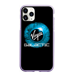 Чехол iPhone 11 Pro матовый Virgin Galactic Вирджин Галактик, цвет: 3D-светло-сиреневый